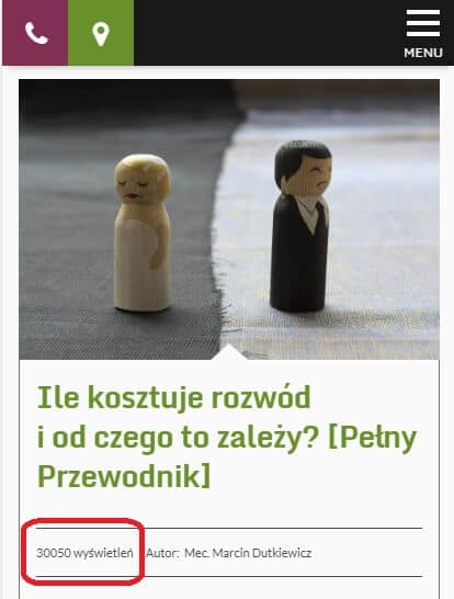 30 tysięcy wyświetleń wpisu